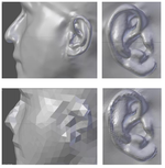 Extraction of anthropometric measures from 3d-meshes for the individualization of head-related transfer functions
